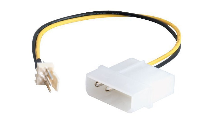 C2G 6in  Fan Adapter Cable - 3-Pin TX3 to 4-Pin LP4 - Internal Power