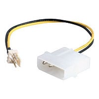 C2G - power cable - 3 pin internal power to 4 pin internal power (5V) - 7.9