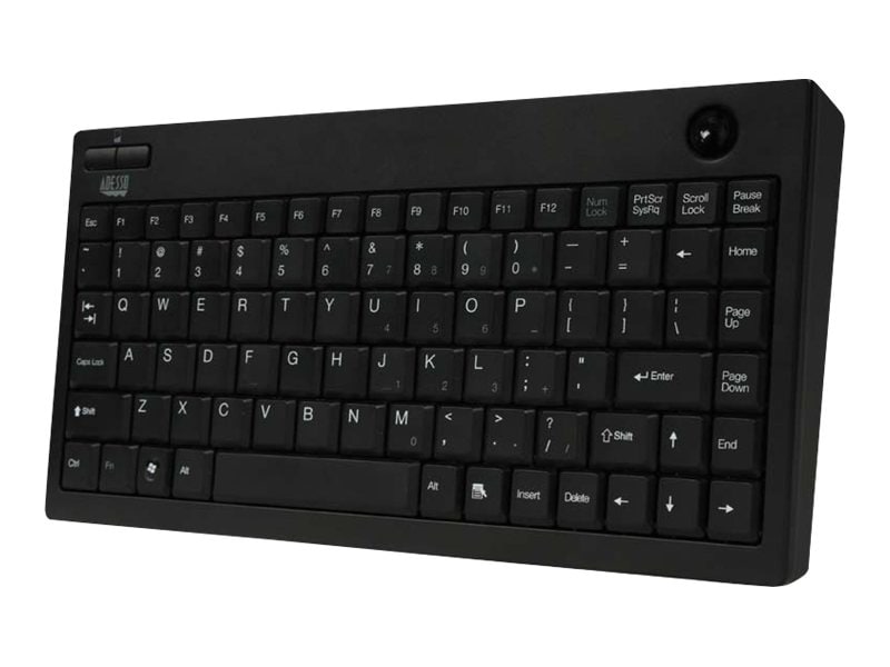 Adesso Easy-Touch Mini Trackball Keyboard