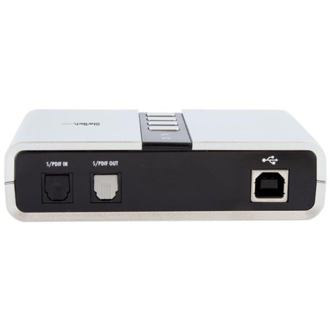 Thumbnail 4 of 11 for StarTech.com 7.1 USB Sound Card - External Sound Card for Laptop with SPDIF Digital Audio - Sound Card for PC - Silver