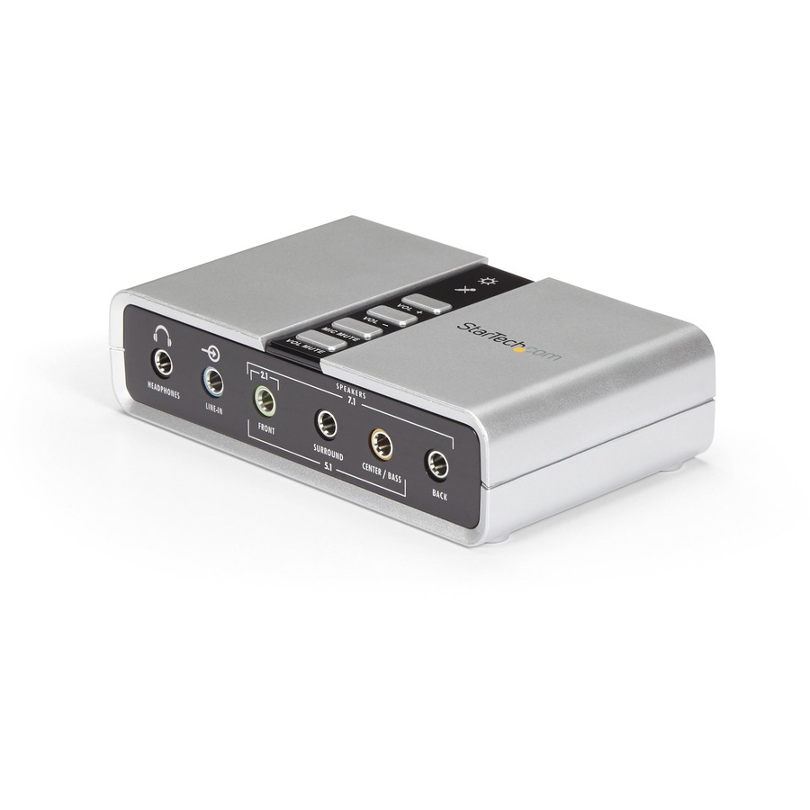 Thumbnail 6 of 11 for StarTech.com 7.1 USB Sound Card - External Sound Card for Laptop with SPDIF Digital Audio - Sound Card for PC - Silver