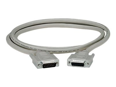 Black Box - serial cable - 15 pin D-Sub (DB-15) to 15 pin D-Sub (DB-15) - 25 ft