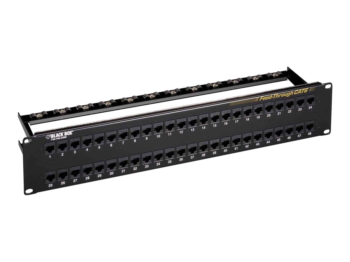 Through on sale patch panel