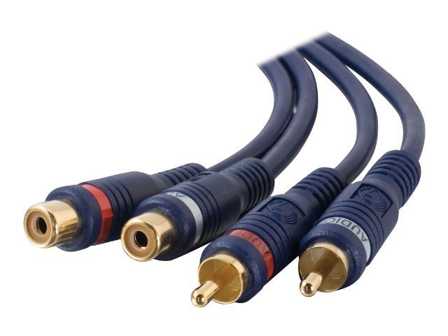 C2G Velocity 25ft Velocity RCA Stereo Audio Extension Cable - audio extensi
