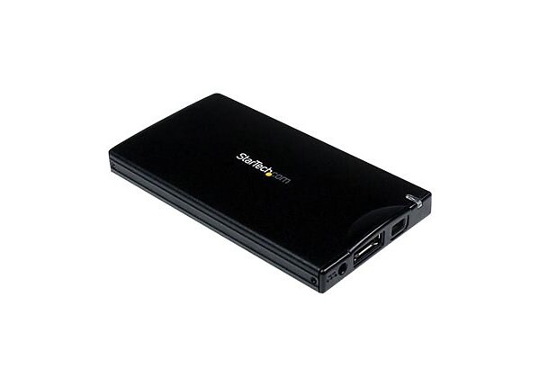 StarTech.com 2.5in Black eSATA USB External Hard Drive Enclosure for SATA