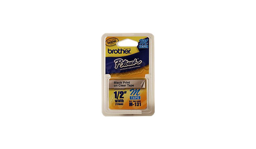 Brother M131 - non-laminated tape - 1 cassette(s) -