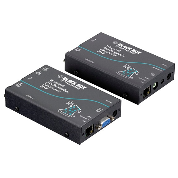 Black Box Wizard USB Multimedia Extender - monitor/USB/audio extender