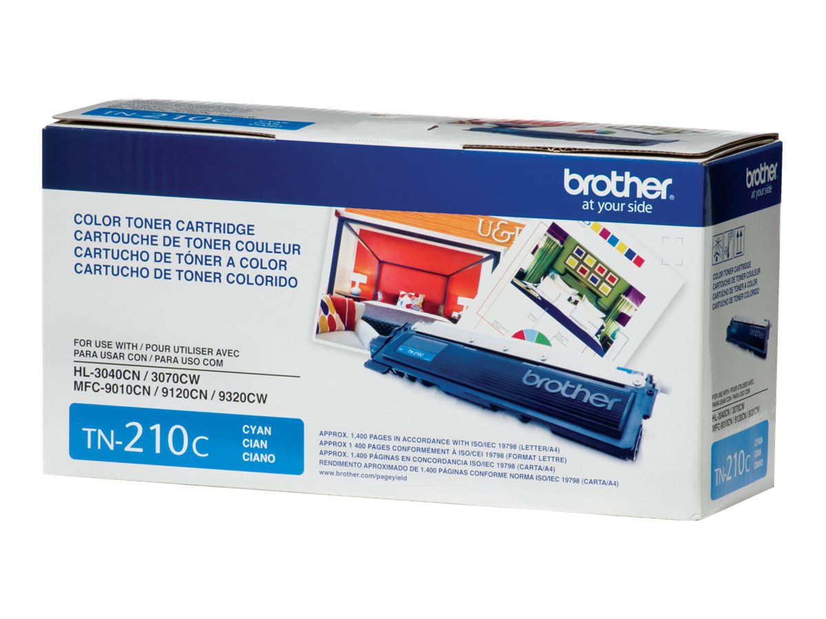 Brother TN210C - cyan - original - toner cartridge