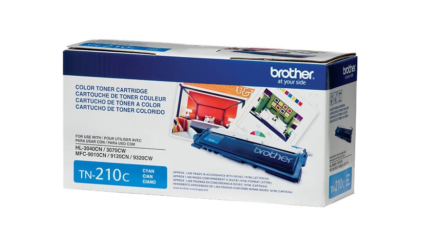 Brother TN210C - cyan - original - toner cartridge