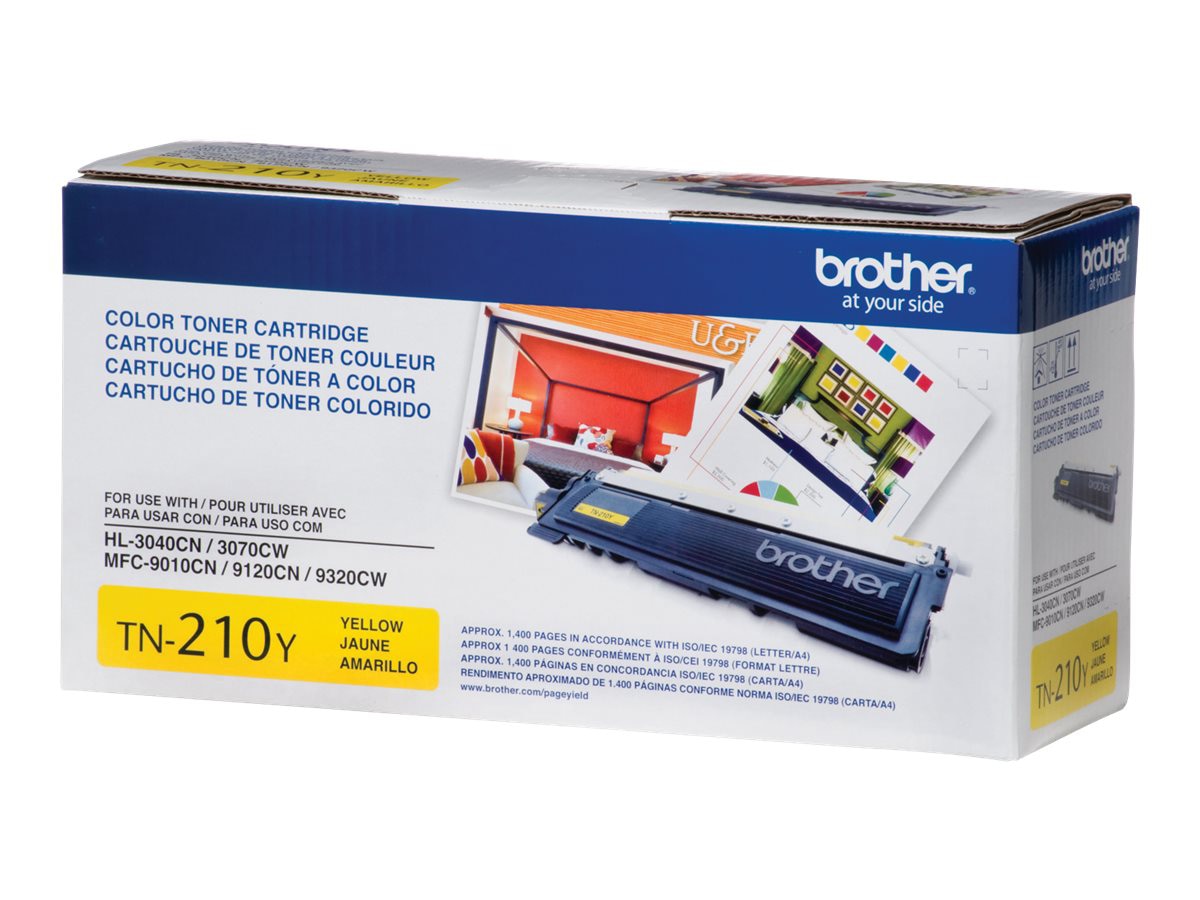 Brother TN210Y - yellow - original - toner cartridge