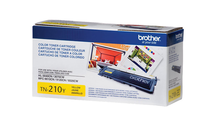 Brother TN210Y - yellow - original - toner cartridge