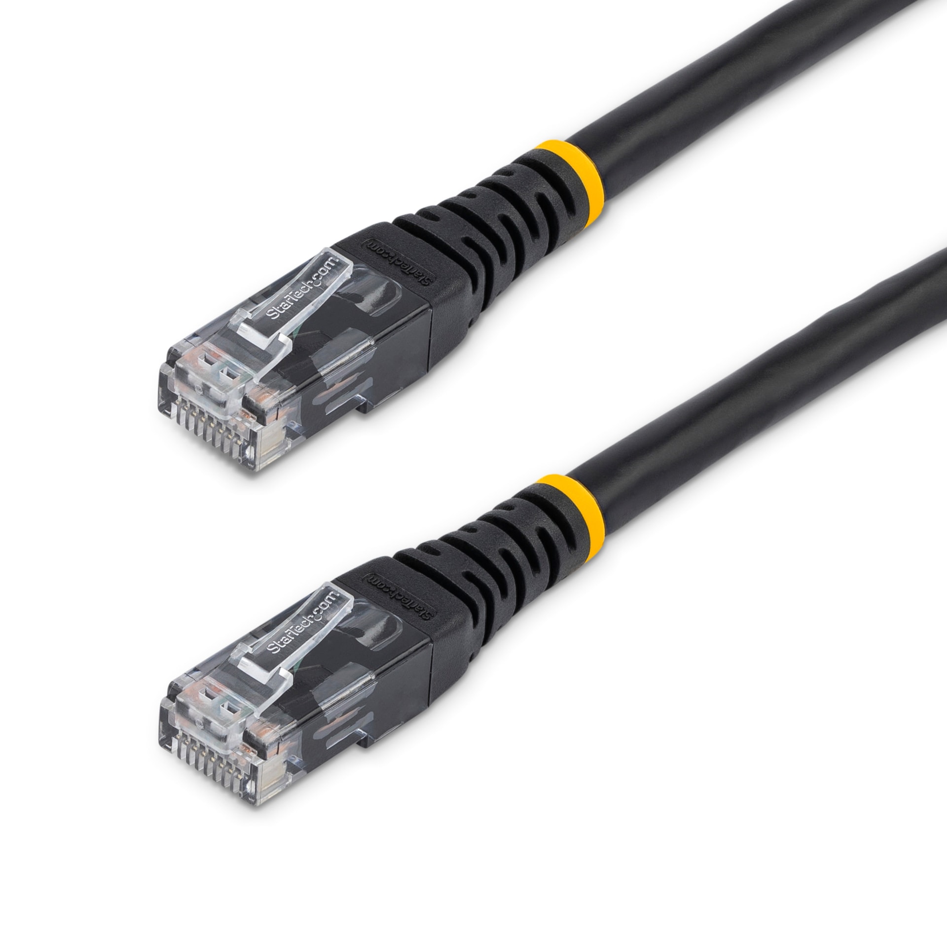 StarTech.com 10ft Black CAT6 Ethernet Cable - Molded Category 6 Patch Cord