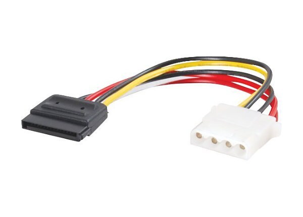 C2G 15-pin Serial ATA to LP4 Power Cable - power adapter - 15 cm