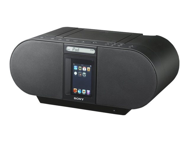 Sony ZS-S4iP - boombox with Apple Dock cradle - CD