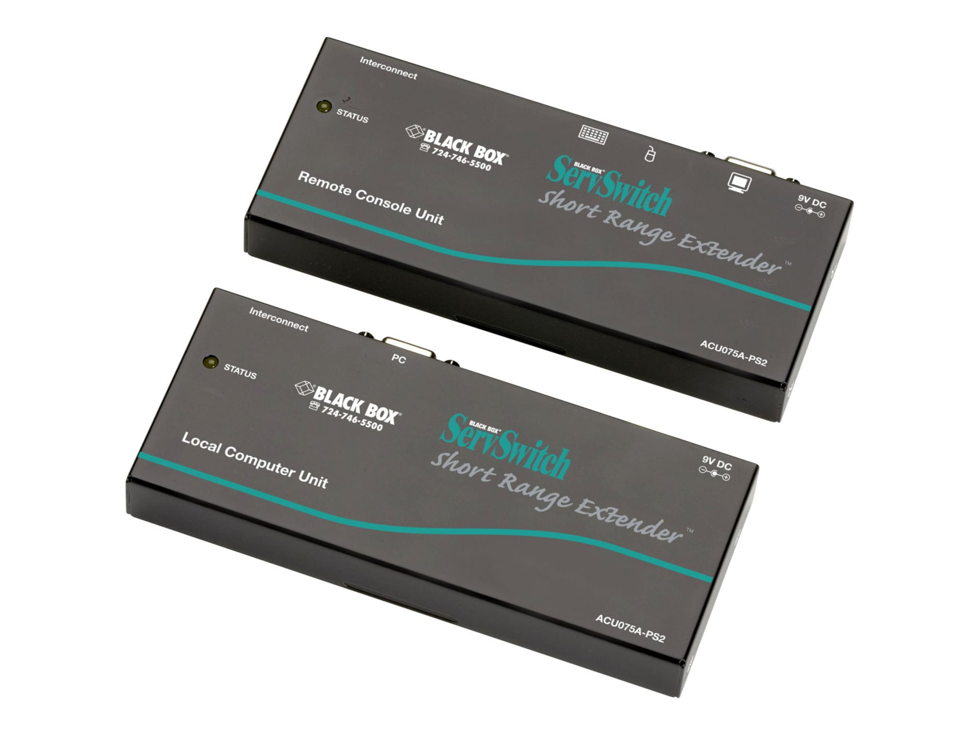 Black Box Short-Range  KVM Extender Kit, PS/2