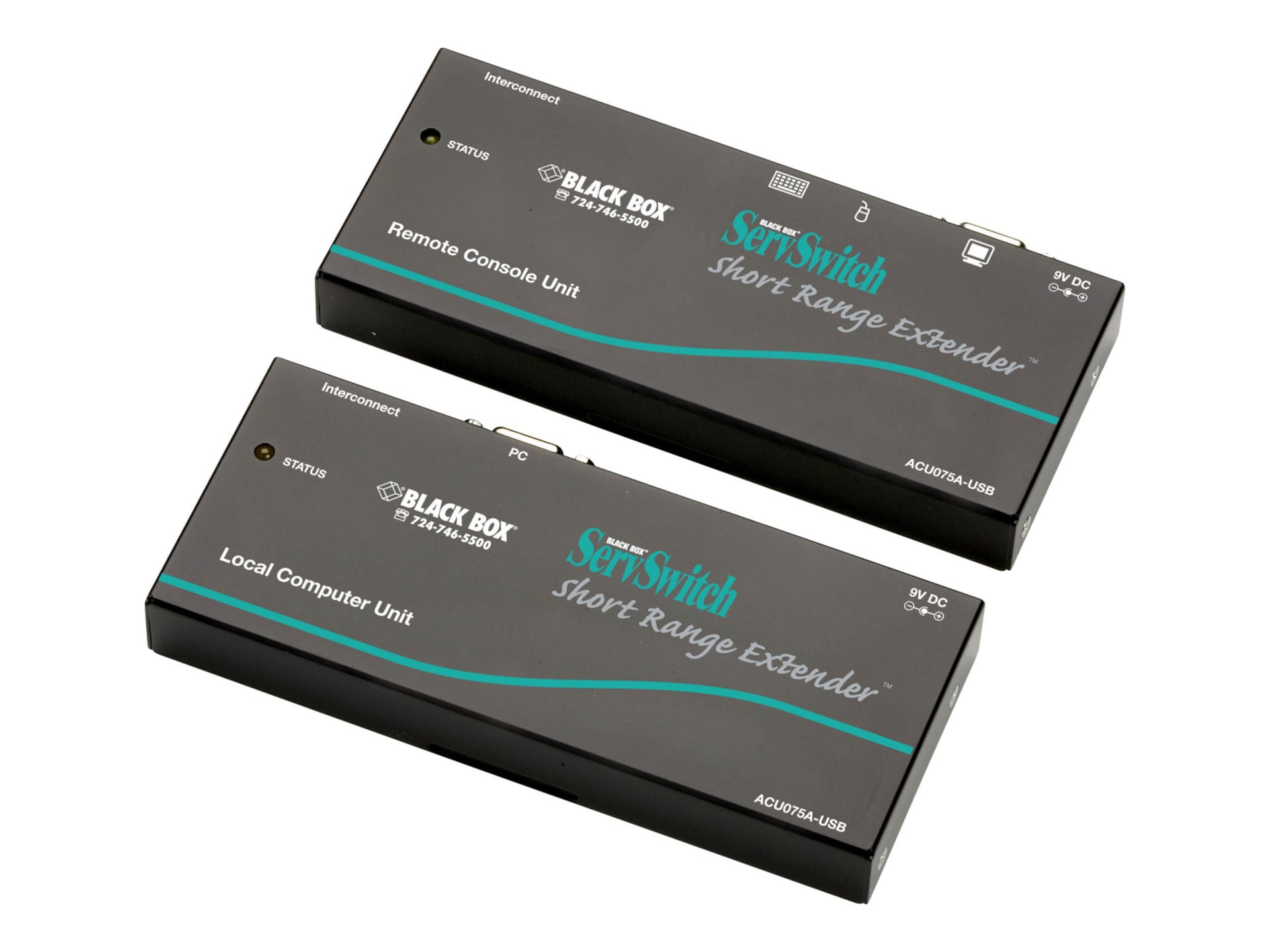 Black Box ServSwitch KVM Short-Range Extender Kit - KVM extender