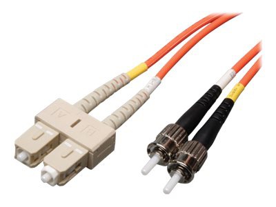 Tripp Lite 8M Duplex Multimode 62.5/125 Fiber Optic Patch Cable SC/ST 25' 2