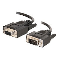 C2G 1ft RS232 DB9 Straight Through Shielded Serial Extension Cable - M/F