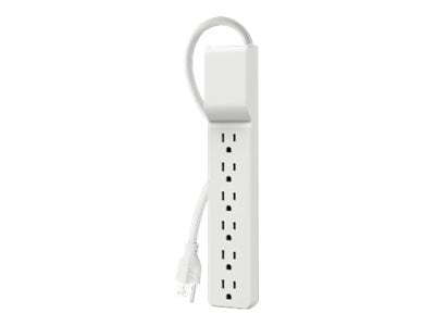 Belkin 6 Outlet Power Strip Surge Protector with 6ft Power Cord - 720 Joules - White