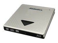 Addonics Pocket PBRDRUE-N - DVD±RW (±R DL) / DVD-RAM / BD-ROM drive - Hi-Speed USB/Serial ATA