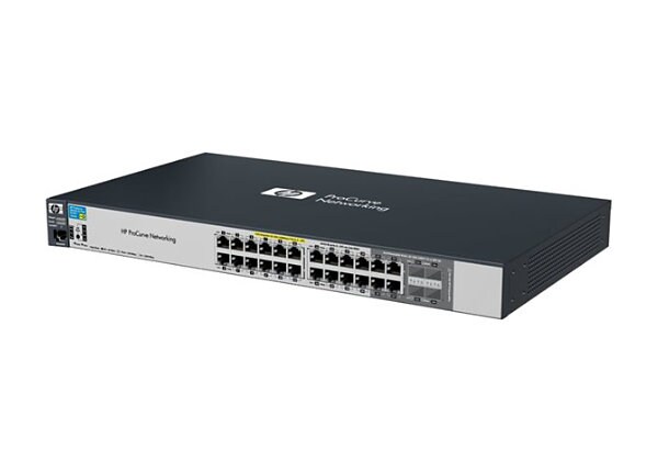 HP 2520-24G-PoE Switch - switch - 24 ports - managed - rack-mountable