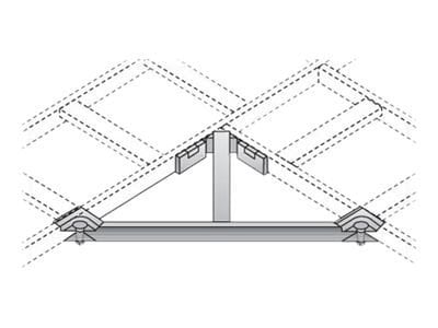 Black Box Ladder Rack Corner Support - ladder corner clamp kit