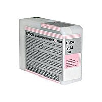 Epson T580B - vivid light magenta - original - ink cartridge