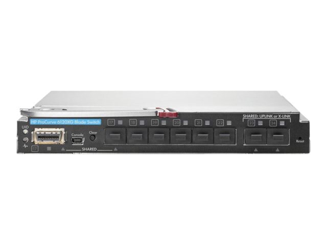 HPE 6120XG Blade Switch - switch - 8 ports - managed - plug-in module