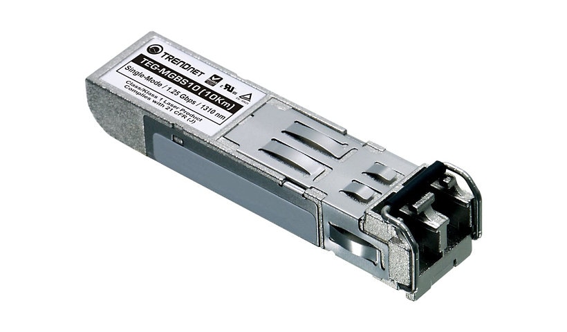 TRENDnet TEG MGBS10 - SFP (mini-GBIC) transceiver module - GigE