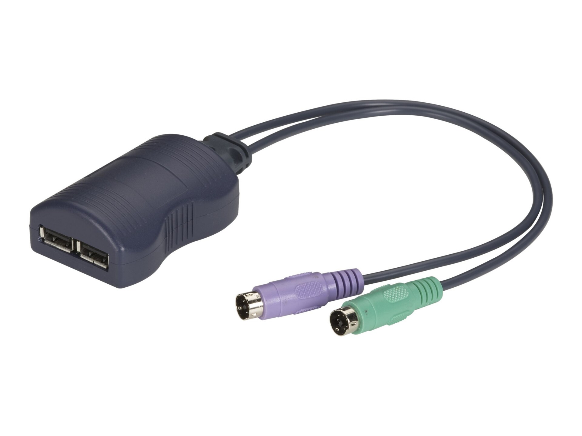 Black Box USB to PS/2 Converter - keyboard / mouse adapter - KVUSB-PS2 - KVM - CDW.com
