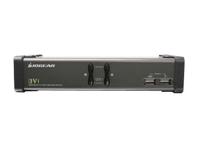 Iogear DVI KVMP Switch with Cables 2-Port