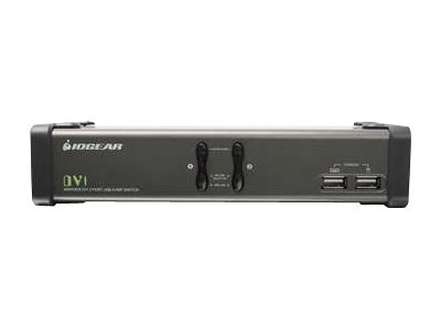 Iogear DVI KVMP Switch with Cables 2-Port