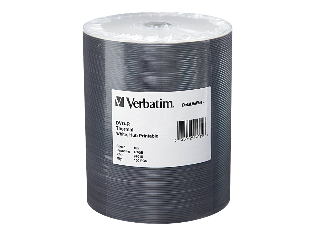 Verbatim DataLifePlus - DVD-R x 100 - 4.7 GB - storage media