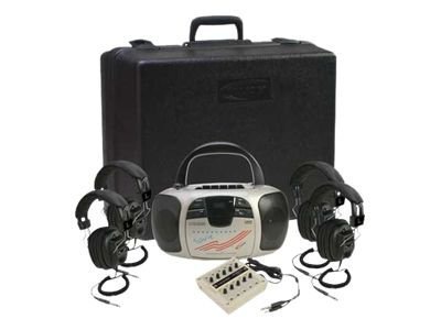 Califone 4-Person Spirit Learning Center 1776PLC - boombox - CD