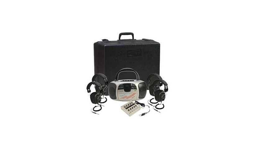 Califone 4-Person Spirit Learning Center 1776PLC - boombox - CD