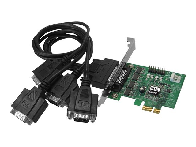 SIIG DP CyberSerial 4S PCIe - serial adapter