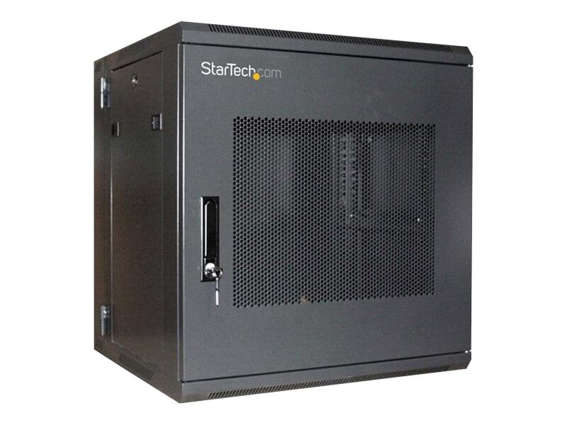 StarTech.com 12U Hinged Wall Mount Server Rack Cabinet w/ Steel Mesh Door