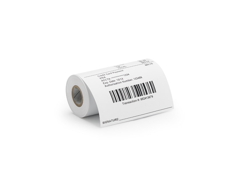 Zebra Label, Paper, 2.25 x 3in, Direct Thermal, Z-Select 4000D, 1 in core