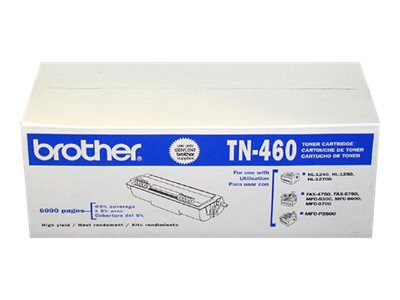 Brother TN460 - High Yield - black - original - toner cartridge