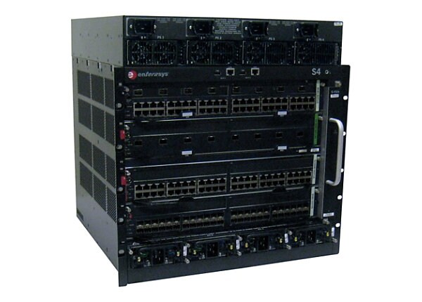 Extreme Networks S-Series S4 Chassis with 4 bay PoE subsystem - switch