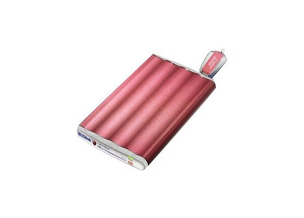 BUSlink CipherShield Slim Line Encrypted DSC-500-U2 - hard drive - 500 GB - USB 2.0