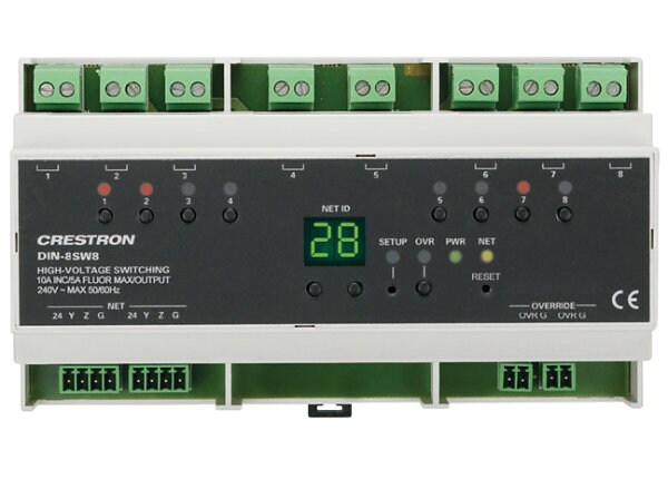 Crestron DIN Rail High-Voltage Switch