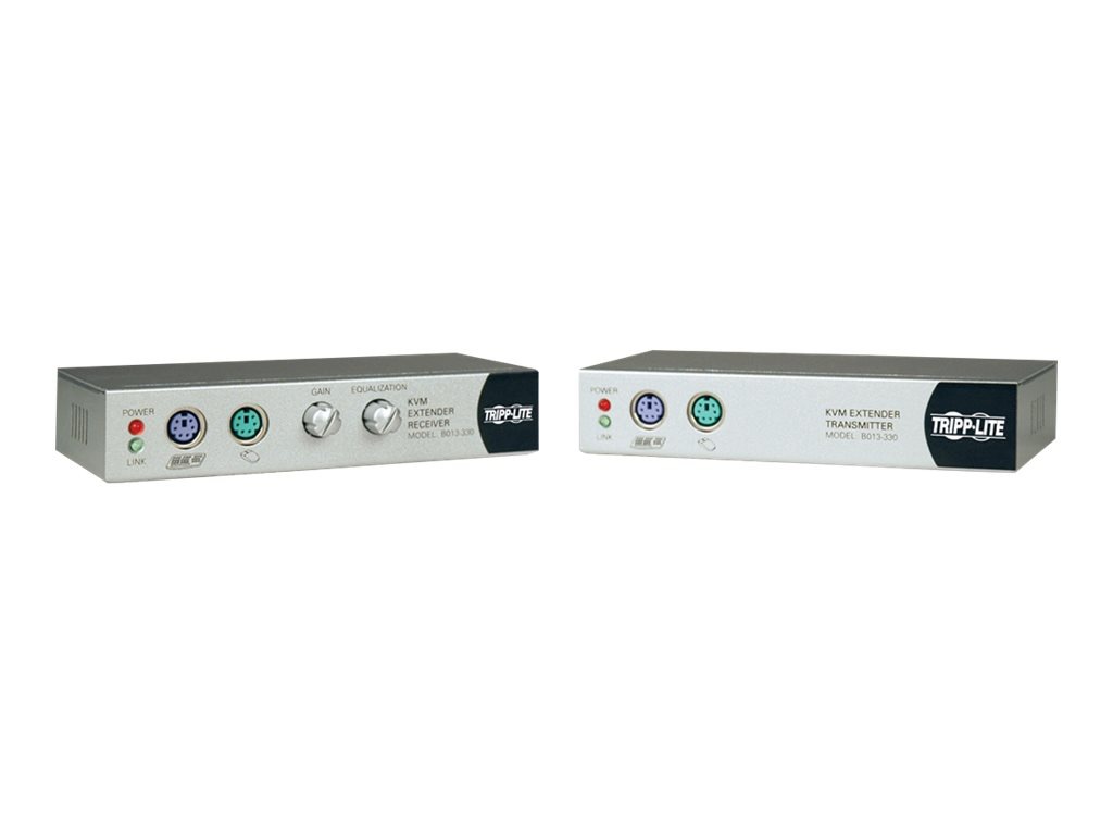 Tripp Lite VGA KVM Console Extender over Cat5 UTP for USB & PS/2 device - KVM extender