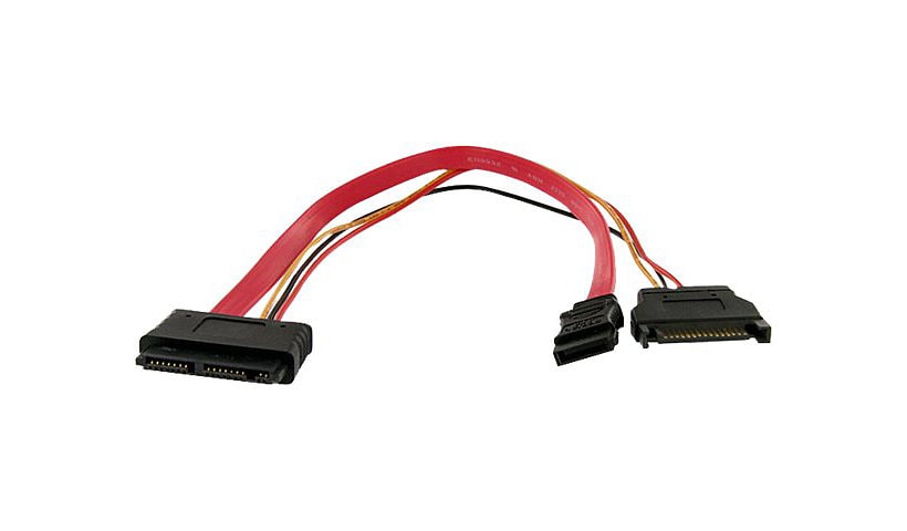 StarTech.com 12in Micro SATA to SATA with SATA Power Adapter Cable (MCSATAF