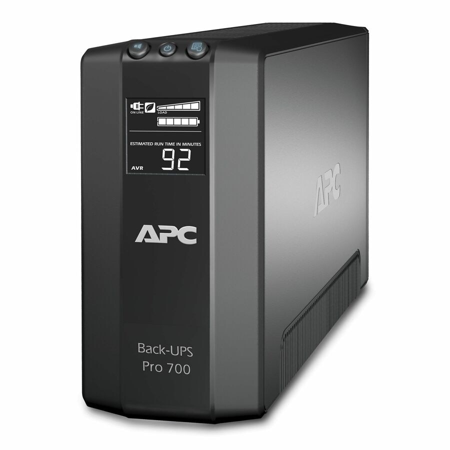 Thumbnail 6 of 13 for APC Back-UPS Pro, 700VA/420W, Tower, 120V, 6x NEMA 5-15R outlets, AVR, LCD, User Replaceable Battery