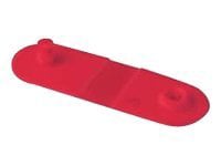 Zebra Wristband clips RED 275/pack