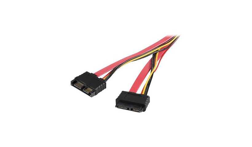 StarTech.com Slimline SATA Extension Cable - SATA extension cable - Serial