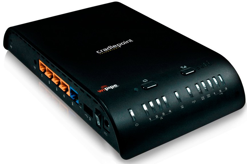 CradlePoint 3G/4G Failsafe Gigabit N Router for Mobile Broadband