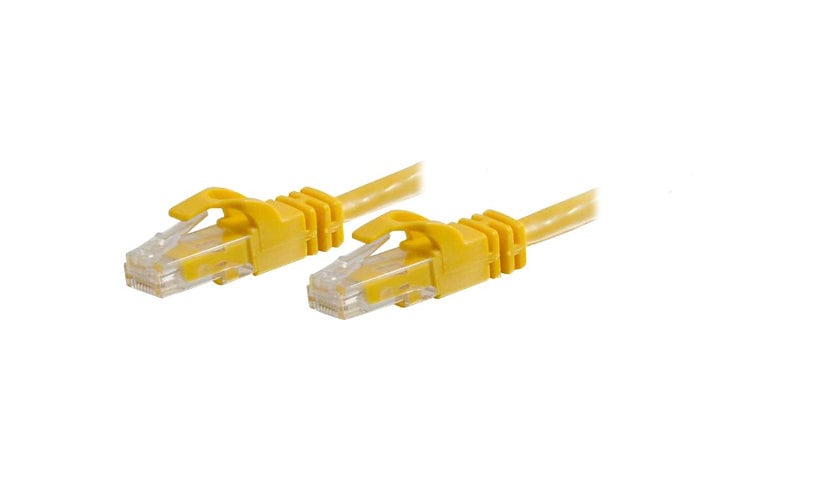 C2G 7ft Cat6 Unshielded Ethernet Network Crossover Patch Cable - Yellow