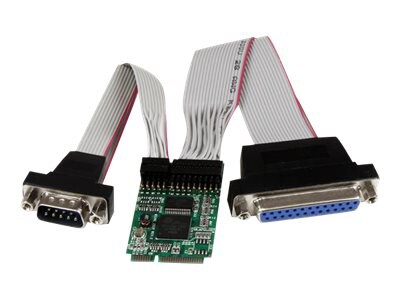 StarTech.com 1S1P Mini PCI Express Serial Parallel Card w/ 16950 UART - parallel/serial adapter - 2 ports